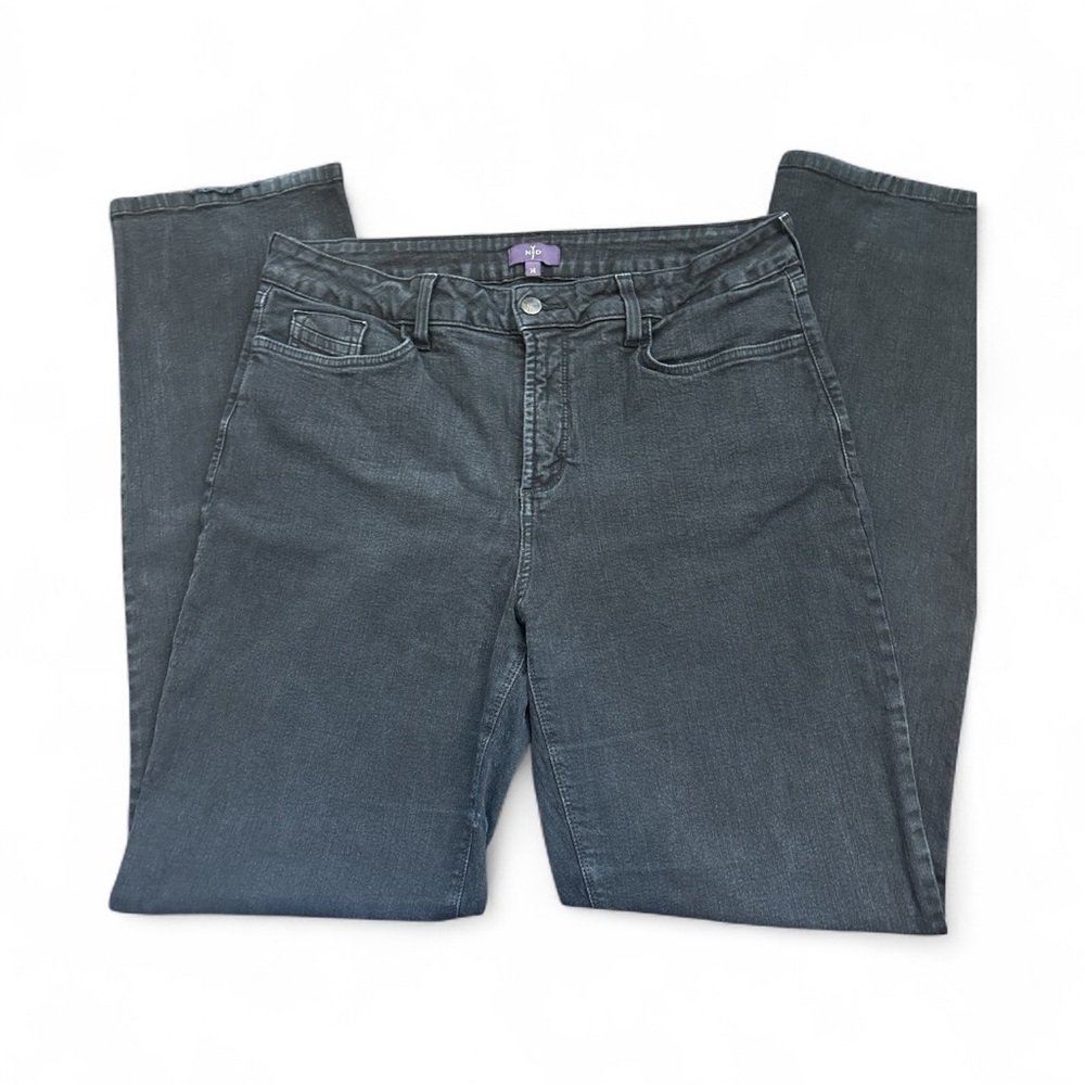NYDJ Jeans Straight Leg, High Rise, Size 14, Black, Great Condition